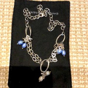 Beautiful silver pearls set,necklace and bracelet